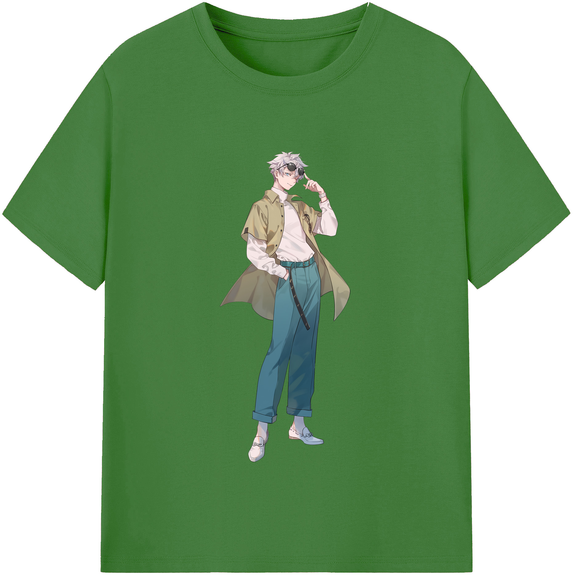 （画像用） 呪術廻戦 Jujutsu Kaisen レディースカジュアルプリントTシャツ（綿100％）